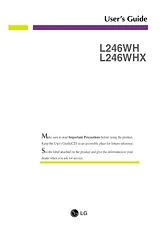 LG L246WHX-BN Owner's Manual