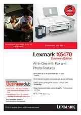 Lexmark X5470 产品宣传页
