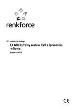 Renkforce Wireless Surveillance Kit808578 Resolution (TVL) 420 TVL 808578 Fiche De Données