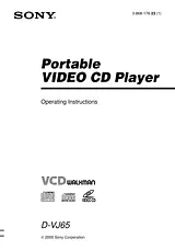 Sony D-VJ65 用户手册