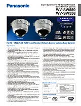 Panasonic WV-SW558 WVSW558 Merkblatt