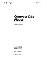 Sony CDP-CA80ES Manuel