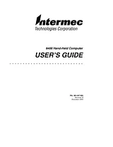 Intermec 6400 ユーザーズマニュアル