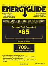Maytag MSB26C6MDM Guía De Energía