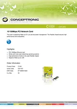 Conceptronic C100I C07-072 Справочник Пользователя