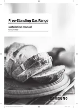 Samsung Freestanding Gas Ranges (NX58J7750 Series) Guía De Instalación