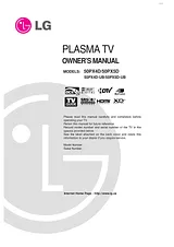 LG 50PX5D User Manual