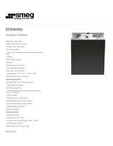 Smeg STA4645U Specification Sheet