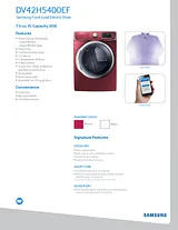 Samsung DV42H5400EF/A3 Guide De Spécification
