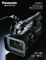 Panasonic AG-HVX200 Manuel D’Utilisation