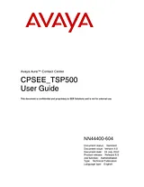 Avaya CPSEE_TSP500 Manuel D’Utilisation