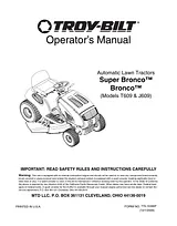 Troy-Bilt J609 User Manual