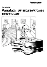 Panasonic UF-770 Manual Do Utilizador