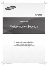 Samsung 300W 2.1Ch Soundbar 
HW-J450 Справочник Пользователя