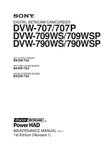 Sony DVW-707 Справочник Пользователя