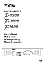 Yamaha P1600 User Manual