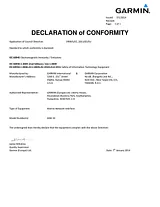 Garmin GNX 120 7_inch Декларация Соответствия