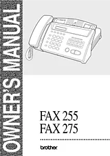 Brother FAX 275 Manual Do Utilizador
