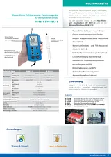 Hanna Instruments HI 9811-5 Handheld Water Resistant Multiperameter HI 9811-5 N Fiche De Données