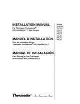 Thermador PRG486GDH Installation Instruction