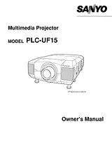 Sanyo PLC-UF15 Manual Do Utilizador