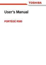 Toshiba R500 User Manual