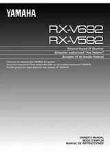 Yamaha RX-V592 Manuel D’Utilisation