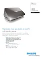 Philips HD Media player HMP3011 HMP3011/93 Fascicule