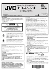 JVC HR-A592UC Manual De Usuario