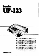 Panasonic uf-123 Manual De Instrucciónes