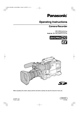 Panasonic AJ-HDX900 Benutzerhandbuch