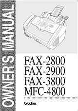 Brother FAX-2900 オーナーマニュアル