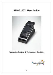 Woongjin System & Technology Co. Ltd. STM-7100 Manuale Utente
