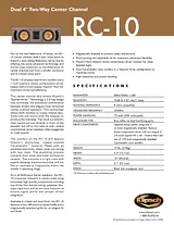 Klipsch RC-10 Dépliant