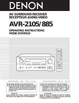 Denon AVR-2105 Operating Guide