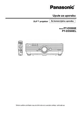 Panasonic PT-D5500EL Guida Al Funzionamento