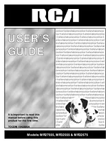 RCA mr27555 사용자 가이드