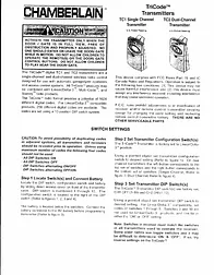 Chamberlain Group Inc The 1420 User Manual
