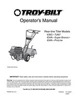 Troy-Bilt 634K--ProLine Manual De Usuario