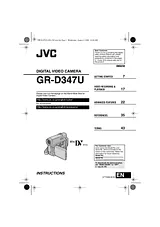 JVC gr-d347 지침 매뉴얼