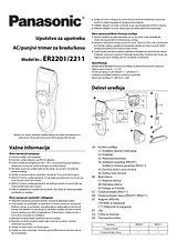 Panasonic ER2211 Operating Guide