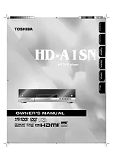 Toshiba hd-xa1 Owner's Manual