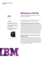IBM Express x3300 M4 7382E2G 데이터 시트
