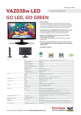 Viewsonic VA2038W-LED VS13400 产品宣传页