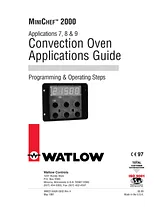 Watlow Electric MINICHEF 2000 Manual Do Utilizador