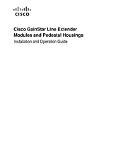 Cisco Cisco 862 MHz GainStar Amplifier 설치 가이드