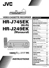 JVC HR-J745EK Manuale Utente