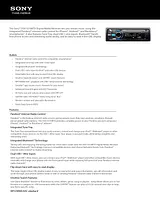 Sony DSX-S310BTX Guia De Especificaciones