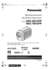 Panasonic HDC-SD10 Betriebsanweisung