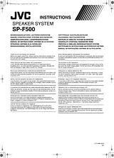 JVC SP-F500 Manuale Utente